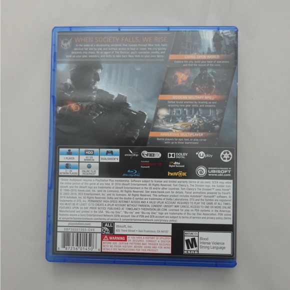 Tom Clancy's The Division - PlayStation 4 - Picture 5 of 6